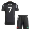 Maillot de Supporter Arsenal Saka 7 Extérieur 2024-25 Pour Enfant